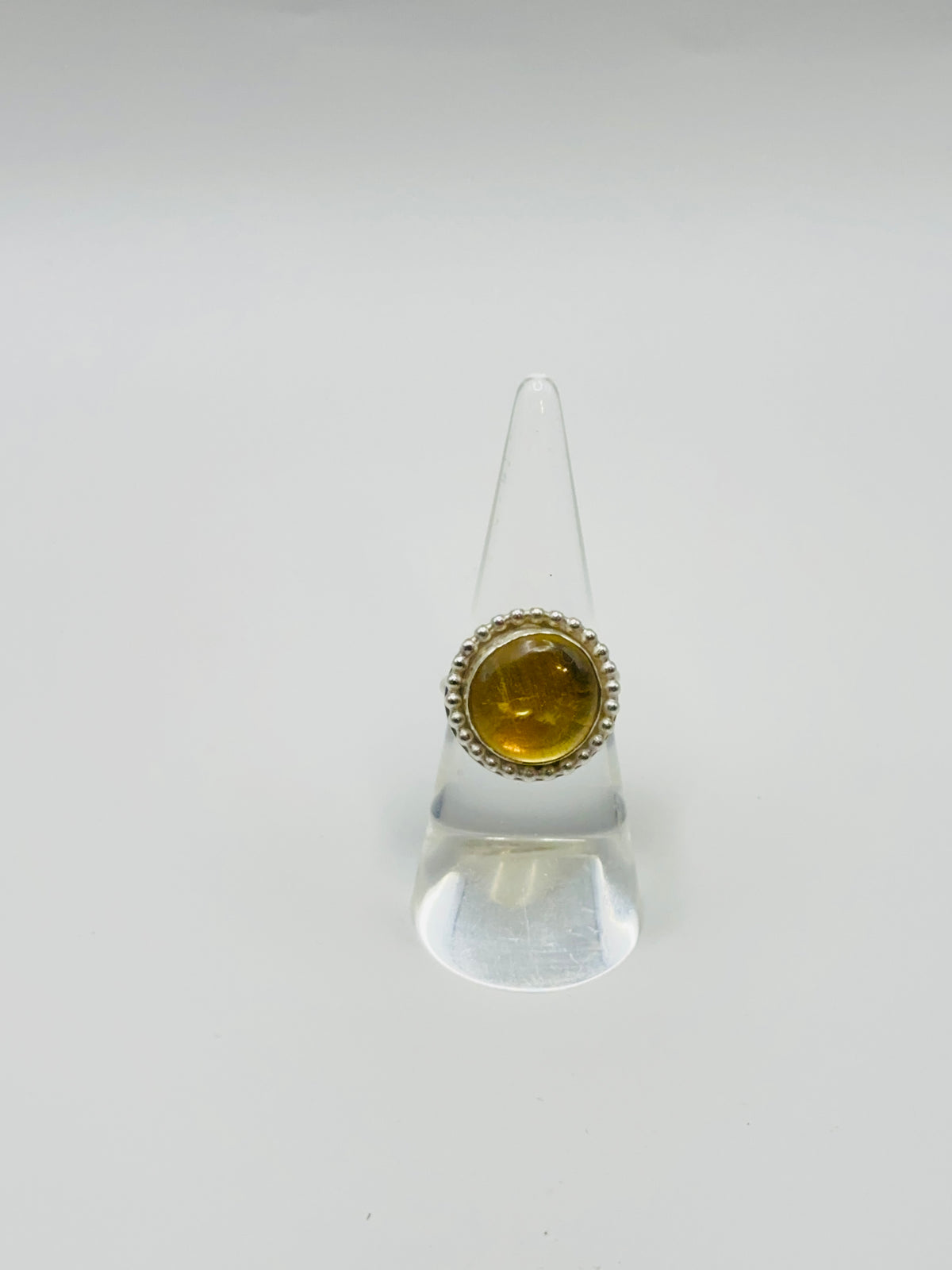 Sunlit Glamour Citrine Cocktail Ring