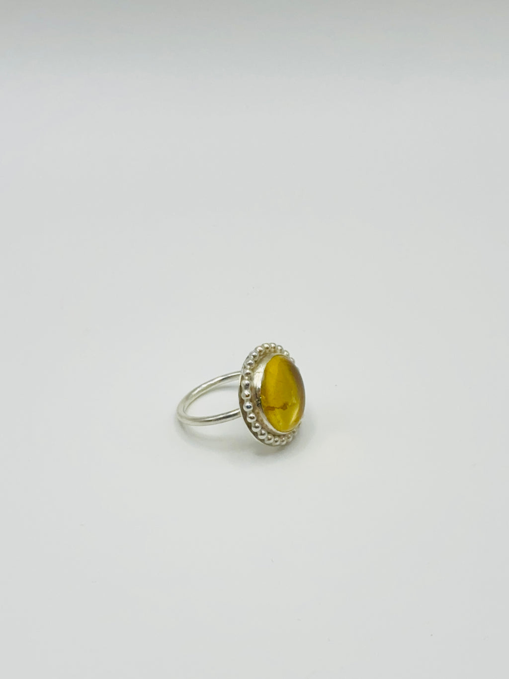 Sunlit Glamour Citrine Cocktail Ring