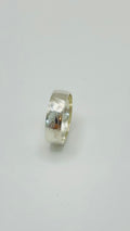 Unisex Patterened Silver Band