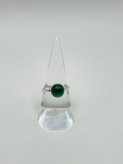 Everyday Green Onyx Stacking Ring