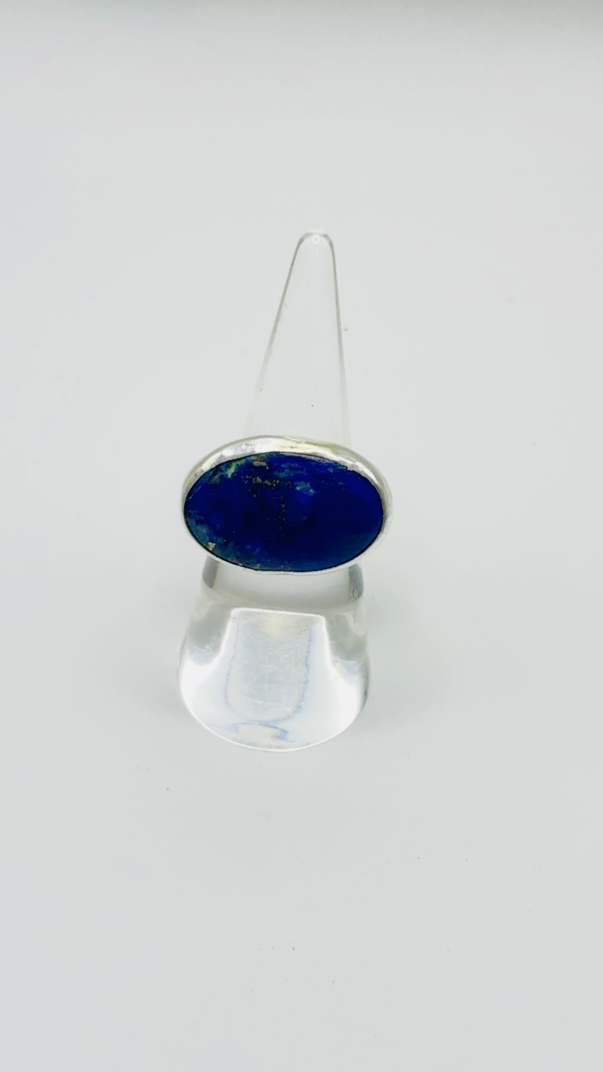 Midnight Starlight: Natural Lapis Lazuli Cocktail Ring