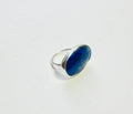 Midnight Starlight: Natural Lapis Lazuli Cocktail Ring