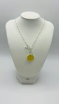 Statement Orange Slice Necklace with Keum Boo